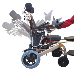 [Nett 28kg] Orihealth Electric Wheelchair With Manual User Operated Hydraulic Recliner - Lightweight Aluminium Alloy Frame  Detachable Seat and Back Kushion  HI POWER HI CAPACITY  2-type Legrest  Flip Up Armrest