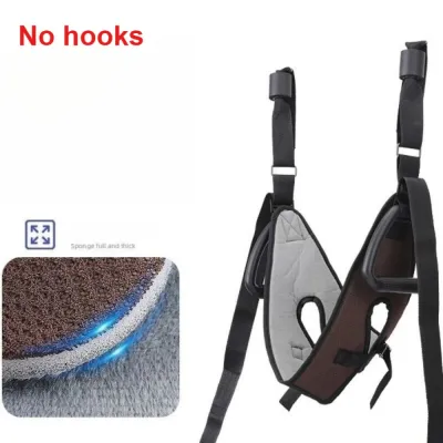 POCKTYLE Hộ gia đình Dụng cụ giãn cổ Đang treo Ngang Dây đai cổ Ngoài trời Có thể điều chỉnh Máy mát xa cổ Dây đeo đầu công thái học