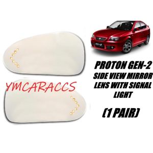 1 Pair Proton Gen-2 GEN2 LED Signal Side View Mirror With Orange Light Made In Taiwan