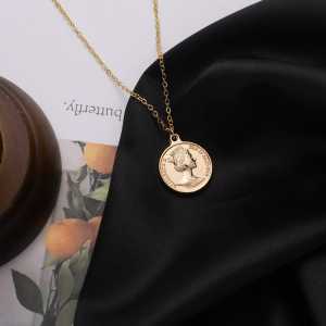 [ Bayar Ditempat ] Kalung Titanium Import / Kalung Titanium Wanita Korea / Kalung Wanita Remaja Model Baru / Kalung Ratu Elizaberth