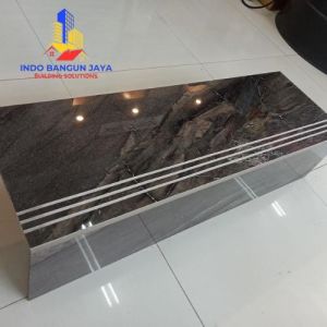 granit tangga cutom per set 30x100/20x100 corail m brown motif marmer glossy