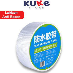KUKE LAKBAN ANTI BOCOR 3M 5M/ ISOLASI ALUMINIUM FOIL BUTYL WATERPROOF SERBAGUNA