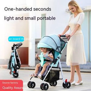 Foldable Baby Stroller Stable and Durable 3 reclining modes Easy to Fold