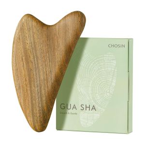 Dụng cụ Gua Sha CHOSIN dùng cho mặt và cơ thể: Dụng cụ massage mặt giúp lưu thông bạch huyết - Nâng cơ hàm & Giảm đau - Quà tặng chăm sóc bản thân cho nam và nữ (Gỗ ô liu)