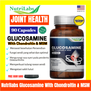 Nutrilabs Glucosamine with Chondroitin MSM NutriLabs USA merawat kesehatan tulang Rawan dan Persendian