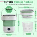 Mini Portable Washing Machine 12L Foldable Washer with 3 Wash Programs, Compact Laundry for Baby Clothes, Socks. 