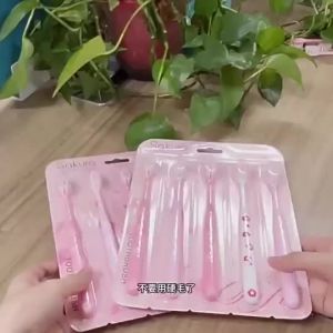 Womens Sakura Gentle Gum Care Toothbrush Soft Bristles High-Bristle Density