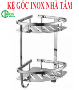 Kệ Góc Đa Năng Nhà Tắm 2 Tầng Inox 304 Cao Cấp Không Gỉ Sét