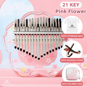 Kalimba Acrylic Trong Suốt 17/21 Phím Thiết Kế Hoa Anh Đào Lãng Mạn Quà Tặng Sáng Tạo và Độc Đáo Cho Mọi Lứa Tuổi