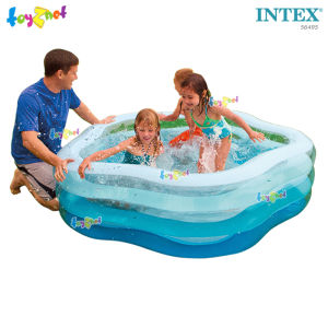 Intex สระน้ํา เป่าลม ห้าเหลี่ยม ซัมเมอร์คัลเลอร์ส 1.85x1.80x0.53 ม. รุ่น 56495