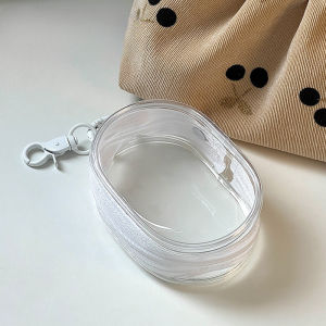 Mini Transparent Coin Purse PVC Clear Mini Female Purses Women Kids Girls Key Lipstick Earphone Coin Storage Bags Wallet Pouch