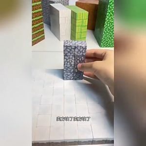 Blok Magnet 我的世界磁力积木方块玩具 Magnetic Block Figure Toy 儿童益智拼装磁吸积木礼物 Educational Magnetic Building Blocks