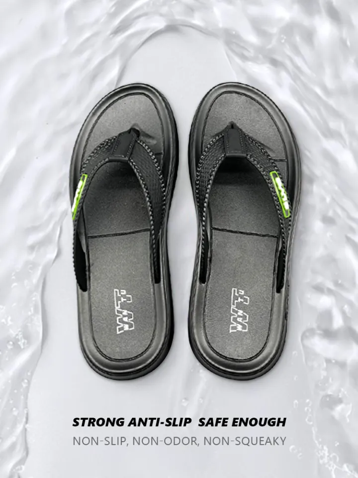 Men's waterproof, non-slip, ultra-thin flip-flops and slippers