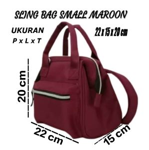 TAS MARCELLIVO SLING BAG SMALL MAROON