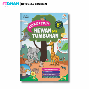 Kidzopedia Hewan Dan Tumbuhan - Buku Edukasi Anak 6 Tahun - Hard Cover - 100% Original