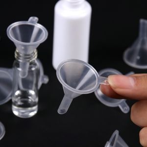 5pcs 3/5cmMini Small Oil Funnels Kitchen Special Tools For Perfume Diffuser Bottle Mini Laboratory Liquid Oil Funnels