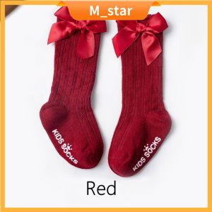 kaos kaki anak bayi anti nyamuk katakter lucu anak perempuan aksen pita socks kids panjang
