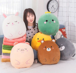 Bộ Chăn Gối Văn Phòng 2IN1 - Biệt đội ru ngủ siêu cấp dễ thương 2 in 1 Bộ gối văn phòng kèm mền