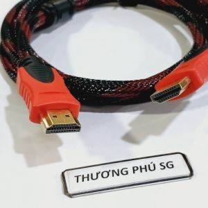 Cáp HDMI dài 3m (Cáp bọc vãi dù chắc chắn đầu cắm xi mạ)