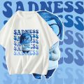 ใหม่ เสื้อ Inside Out 2 Pixar 's Movie T-Shirt ไม่จำกัดเพศ ราคาถูก ฝ้าย 100% สําหรับผู ้ เสื้อยืดผู้หญิงด้านในออก. 