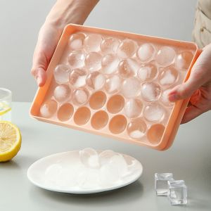 Cetak Es Batu Bulat 33 lubang / Cetak Es Batu Cetakn Minuman / Alat Cetak Ice Tray Serba Guna - SenseAcc