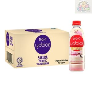 Yobick Yogurt Drink Original/Sakura🌸(24 Bottles/Box) 310mL🍶[Halal]