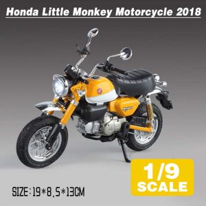 LEO 1:9 Honda MONKEY Motorcycle Diecast Model Car Alloy Cars Toys Collection Gift For Kids Boy Girl