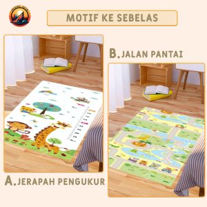 karpet Playmat Bayi Karpet Lipat 200x180cm / Playmat Bayi Foam XPE 10mm 180x200cm Matras Bayi