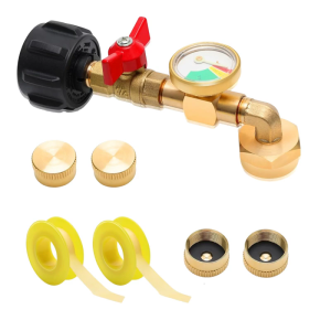 Thực tế propanes grills Adapter nhanh chóng kết nối phù hợp với đồng hồ đo áp suất kim loại propanes grills phù hợp cho nấu ăn