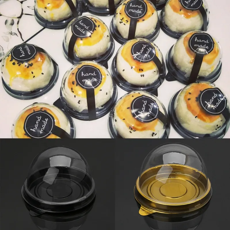 50g Round Moon Cake Trays Mooncake Packaging Box Container Holder