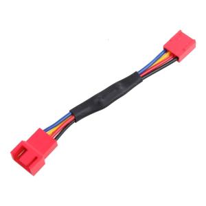 12cm/4.72in Computer 4Pin GPU CPU Cooler Fan PWM Deceleration Power Cable Temperature Control Speed Drop Wire