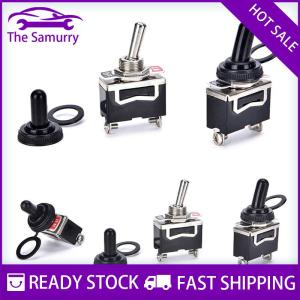 Samurry ✨Hot Sale✨ SPST 2Pin Heavy Duty 20A 125V ON OFF Rocker Toggle Switch Waterproof Boot