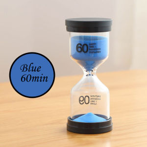 Jam Pasir Kaca Pengaturan Waktu Warna 30 / 60 Menit Hourglass Sand Clock Untuk Dekorasi Rumah Meja
