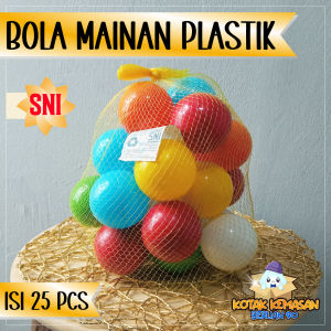 Bola plastik mandi bola anak warna warni isi 25 pcs MAINAN ANAK