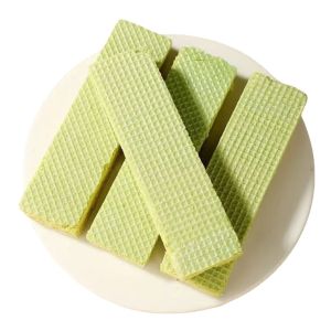 Kale Whole Wheat Wafer Protein Bar Chia Seed Crispy Low-Calorie Fitness Meal Replacement Energy Biscuit Snack奇亚籽羽衣甘蓝威化棒