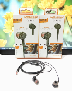 Handsfree XT-21 Headset + Mic Stereo Smart Earphone Extra Bass Music Universal