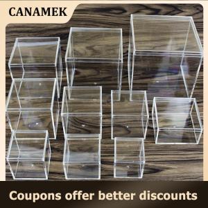 【 CANAMEK 】 Square High Transparent Plastic Box Betta Breeding Box Mini Candy Slime Crystal Mud Packaging Box
