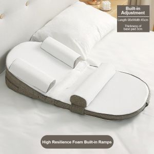 Baby Slope Pillow Class A Anti spitting and Choking Milk Feeding Adjustable Pillow Soothing Pillowbaby crib.