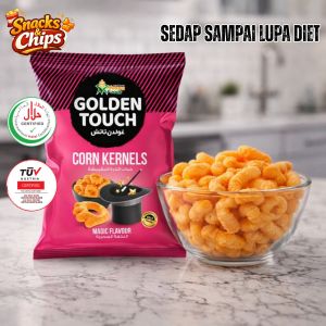 Potato Chips Golden Touch Magic Flavor 104g Natural Snack Crispy Large Size Premium Quality