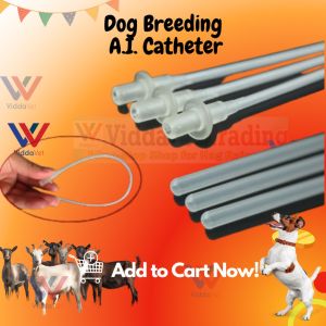 10 Pcs Disposable AI Catheter For Dog & Goat Artificial Insemination Cross Breeding Semen Pipes tube dog catheter