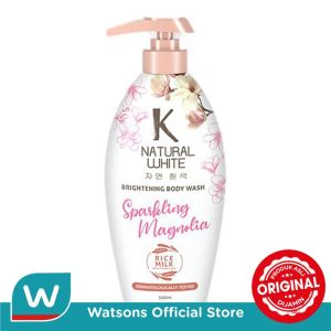 K Natural Bodywash White Magnolia Bottle 500 Ml