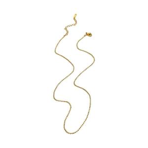 Stylish Gold Plated Flower Pendant Necklace Sturdy Stainless Steel Necklace with Gold Accents Perfect for Daily Wear