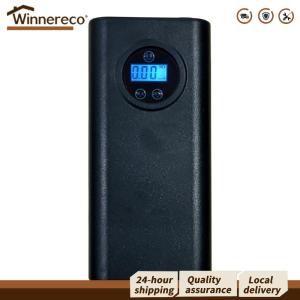 【Winnereco】 Car Tyre Inflator Rechargeable Quick Inflating Electric Tire Pump High Precision LCD Display with Digital Pressure Gauge