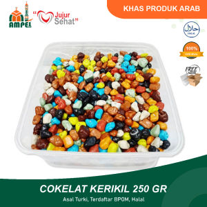 Cokelat Kerikil 250gr Khas Turki Kualitas Premium Oleh-oleh Haji & Umrah