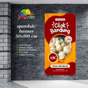 Cetak Spanduk Banner Cilok Bandung
