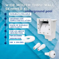 swimming pool Skimmer Complete Wide Mouth Wall Skimmer (Gunite/Concrete). 