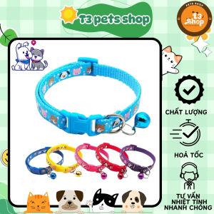 Vòng cổ 1cm chó mèo từ 500gr đến 5kg nhiều mẫu mã - T3 PETS SHOP