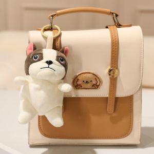 GJURD Mini Size Turtle Plush Pendant Cartoon Design Soft Fluffy Gorilla Stuffed Toy Workstation Decor Compact Style Monkey Doll Keychain Backpack Decor