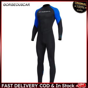 Men Diving Protection Clothes Cold Proof Sunscreen Snorkeling Surfing Swimsuit with Zipper Elastic Anti-scratch Breathable Outdoor Accessories