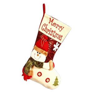 OOG Large Capacity Christmas Stockings Santa Claus Elk Xmas Tree Hanging Decoration Gift Bag Cartoon Plush Candy Bag Christmas